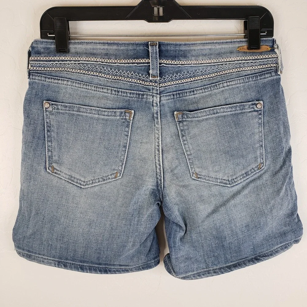 Anthropologie Pilcro & The Letterpress Stet Fit Shorts Embroidered‎ Women's 29x6 - Picture 2 of 12